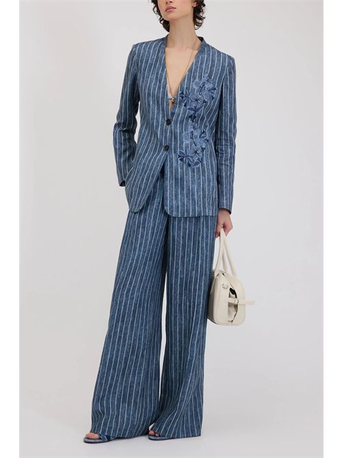 Pinstriped trousers ERMANNO FIRENZE | D48EP045EC1MF96315249
